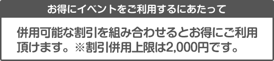 割引総額の上限について